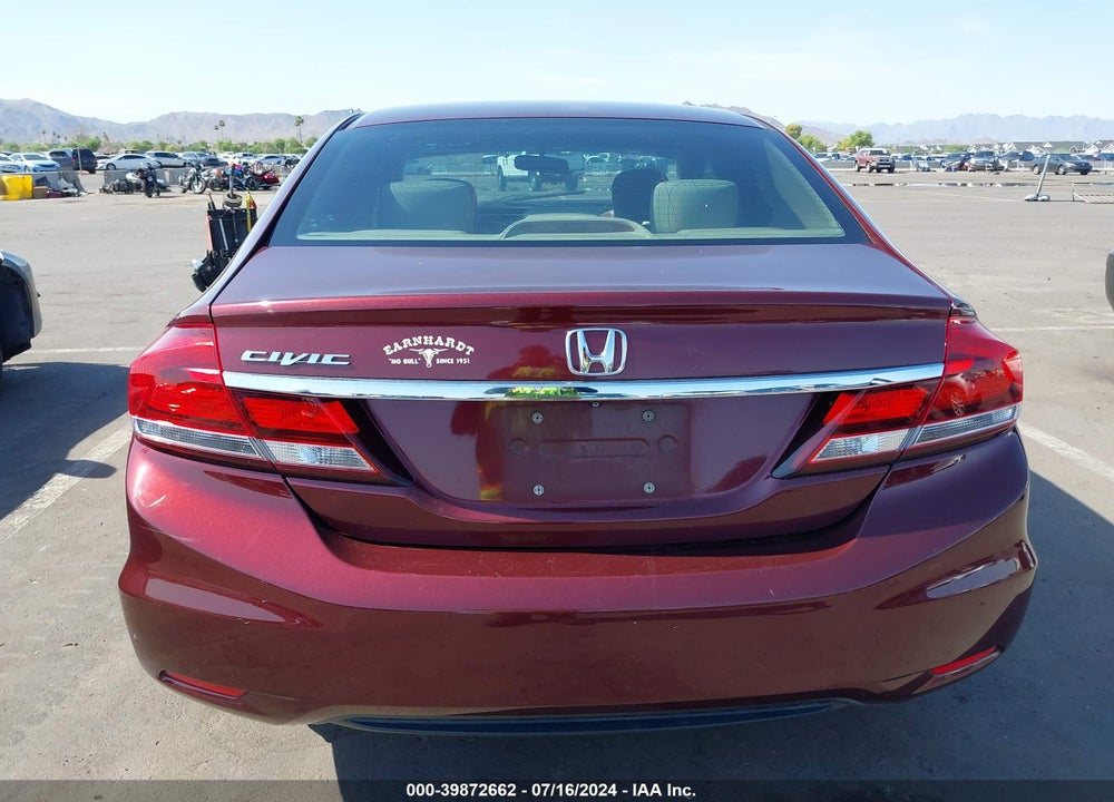 2014 HONDA CIVIC EX VIN: 19XFB2F86EE070923