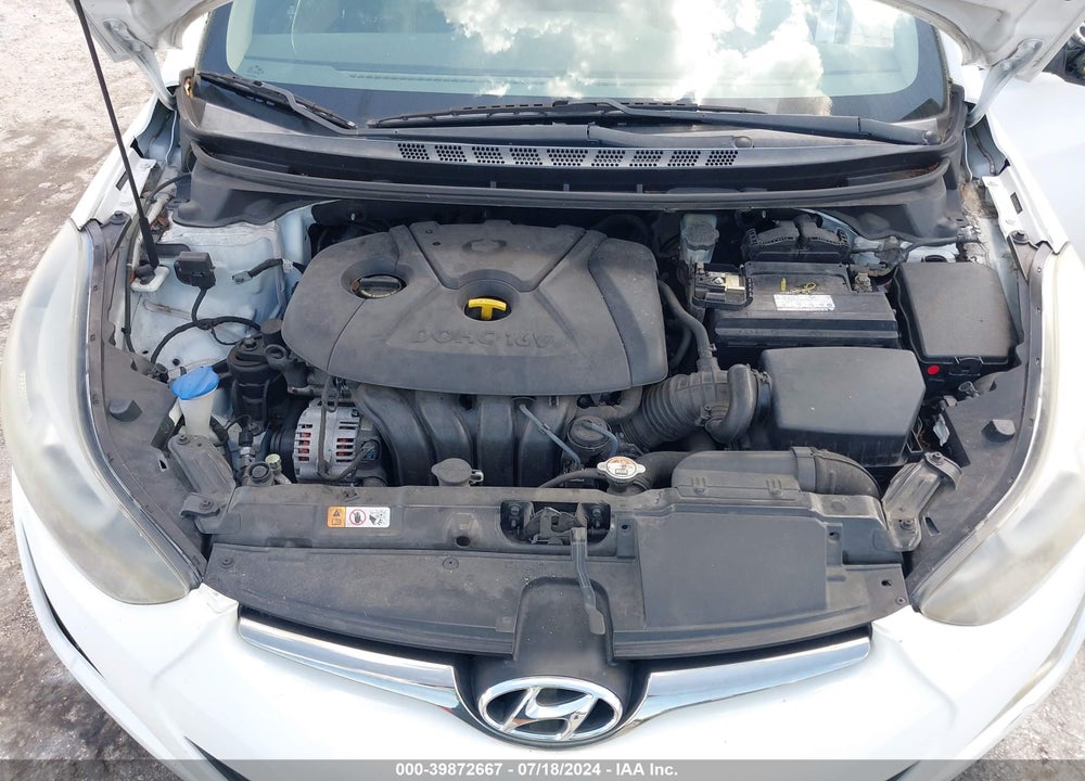 2014 HYUNDAI ELANTRA LIMITED VIN: 5NPDH4AE3EH490133