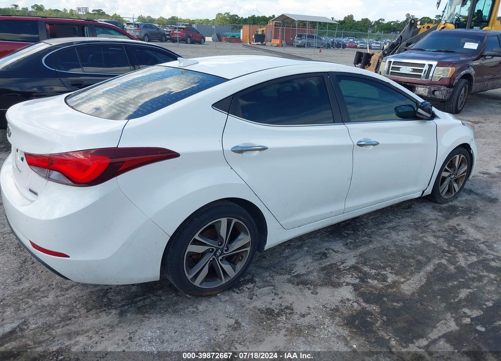 2014 HYUNDAI ELANTRA LIMITED VIN: 5NPDH4AE3EH490133
