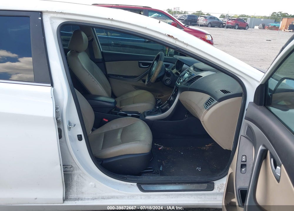 2014 HYUNDAI ELANTRA LIMITED VIN: 5NPDH4AE3EH490133