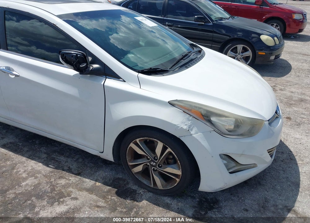2014 HYUNDAI ELANTRA LIMITED VIN: 5NPDH4AE3EH490133