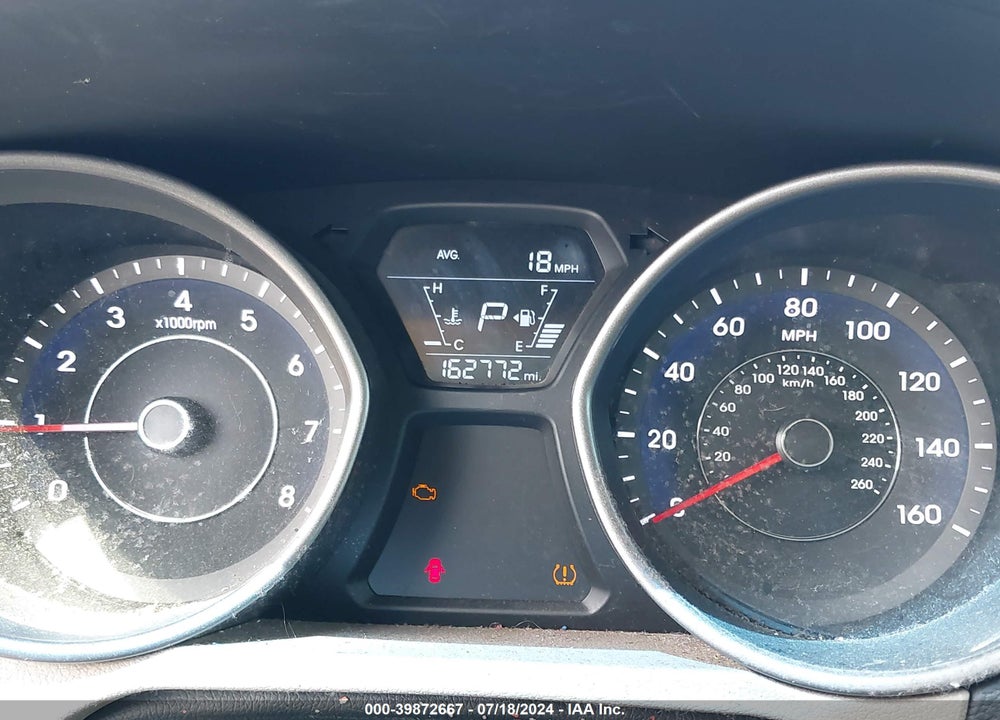 2014 HYUNDAI ELANTRA LIMITED VIN: 5NPDH4AE3EH490133