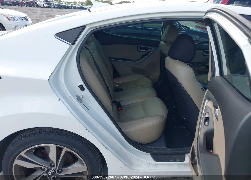 2014 HYUNDAI ELANTRA LIMITED VIN: 5NPDH4AE3EH490133