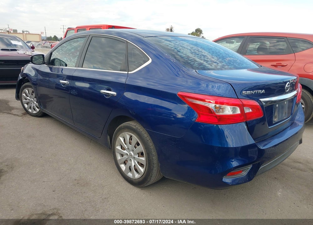 2016 NISSAN SENTRA S VIN: 3N1AB7AP1GY248022