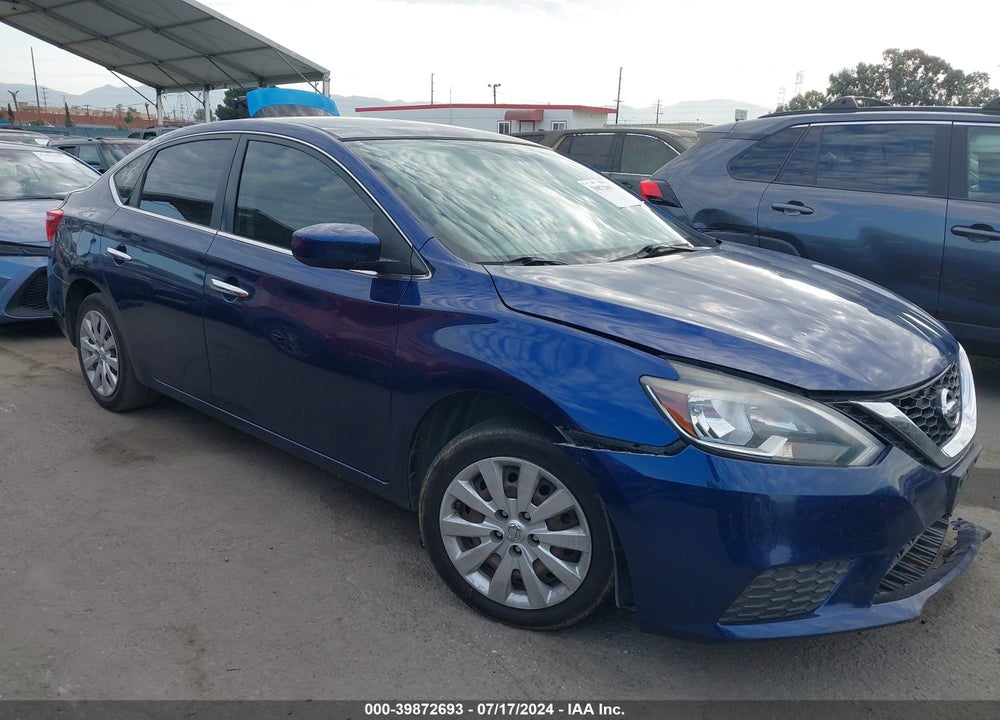 2016 NISSAN SENTRA S VIN: 3N1AB7AP1GY248022