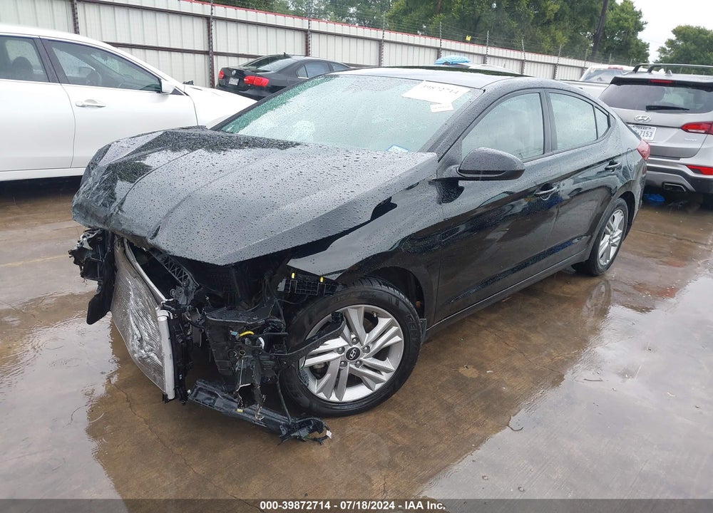 2019 HYUNDAI ELANTRA SEL VIN: KMHD84LF2KU855629