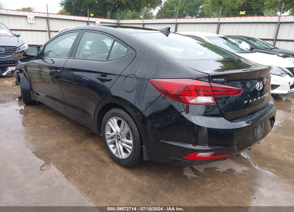 2019 HYUNDAI ELANTRA SEL VIN: KMHD84LF2KU855629