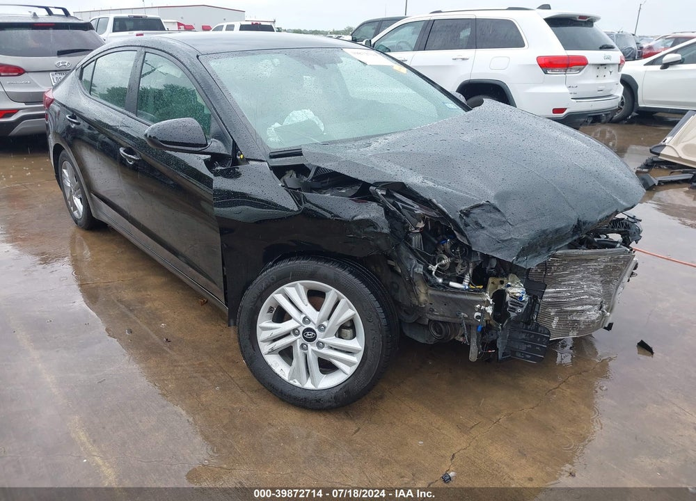 2019 HYUNDAI ELANTRA SEL VIN: KMHD84LF2KU855629