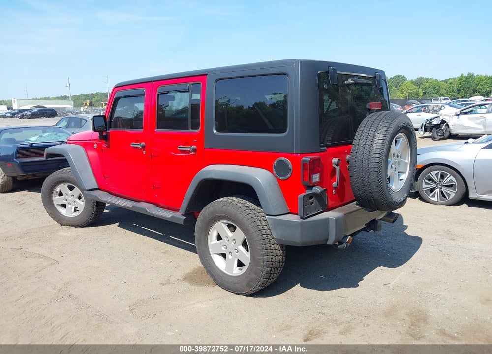 2015 JEEP WRANGLER UNLIMITED SPORT VIN: 1C4BJWDG9FL753453