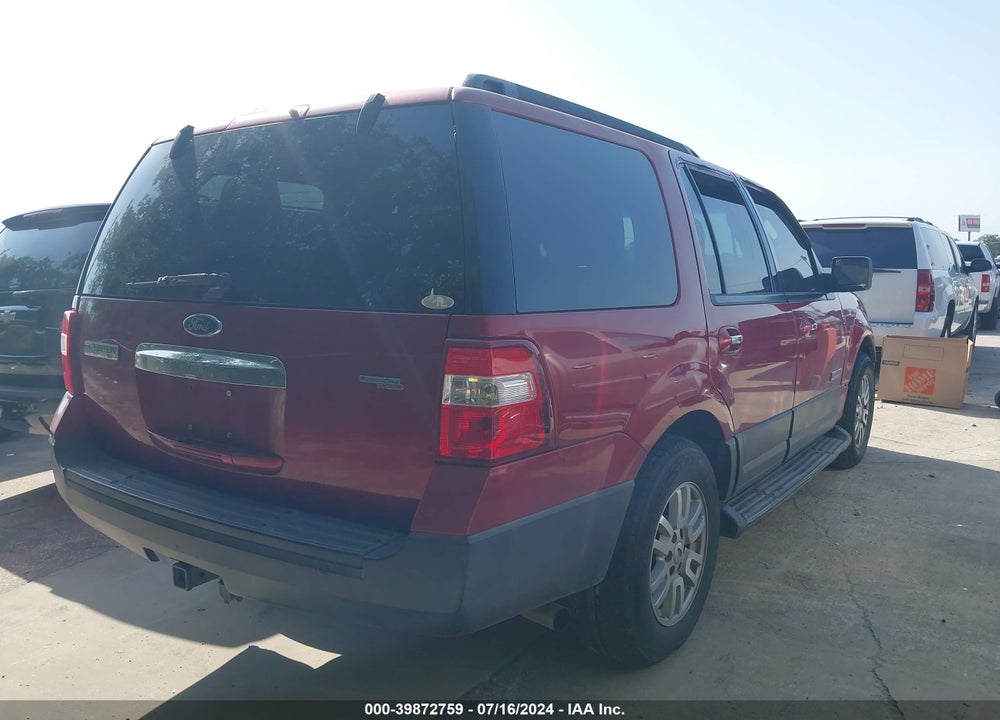 2007 FORD EXPEDITION XLT VIN: 1FMFU15587LA06738