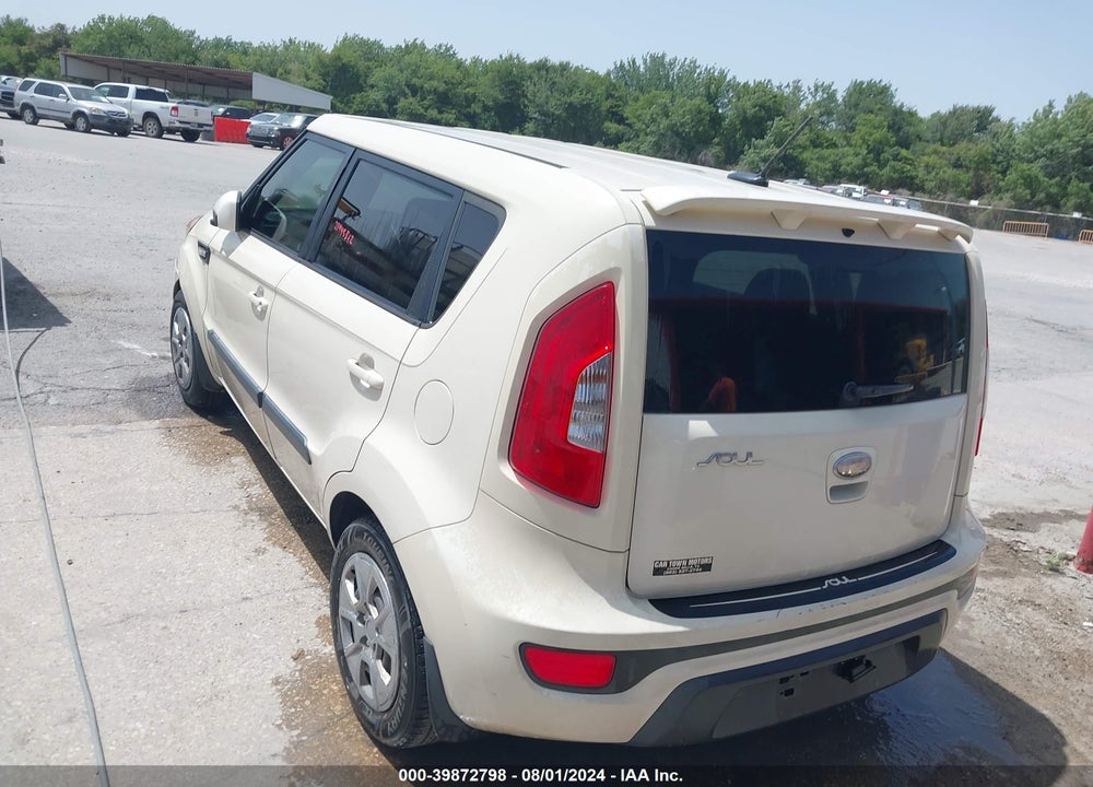 2013 KIA SOUL VIN: KNDJT2A52D7772630