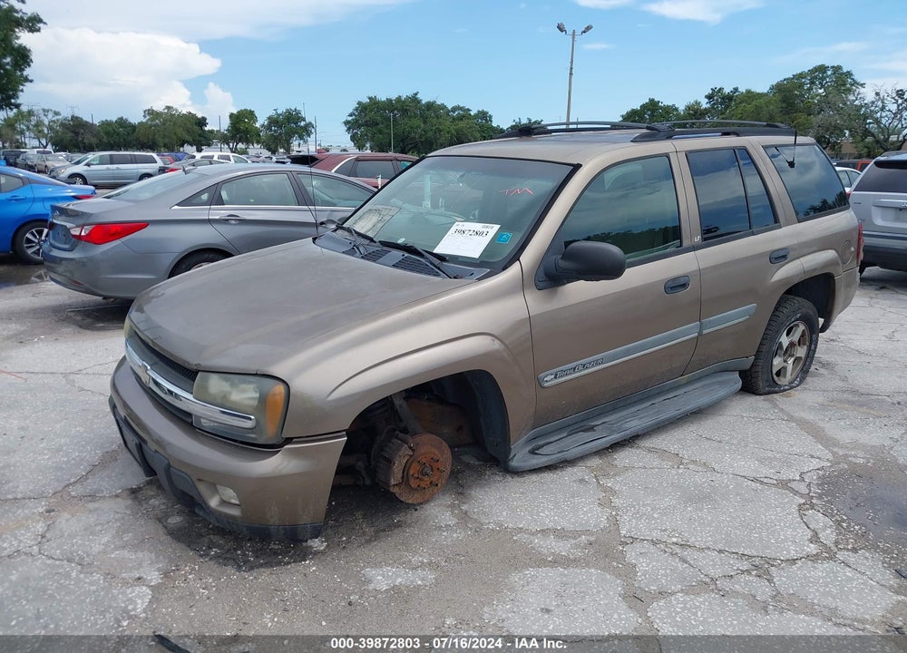 2002 CHEVROLET TRAILBLAZER VIN: 1GNDT13S122383263
