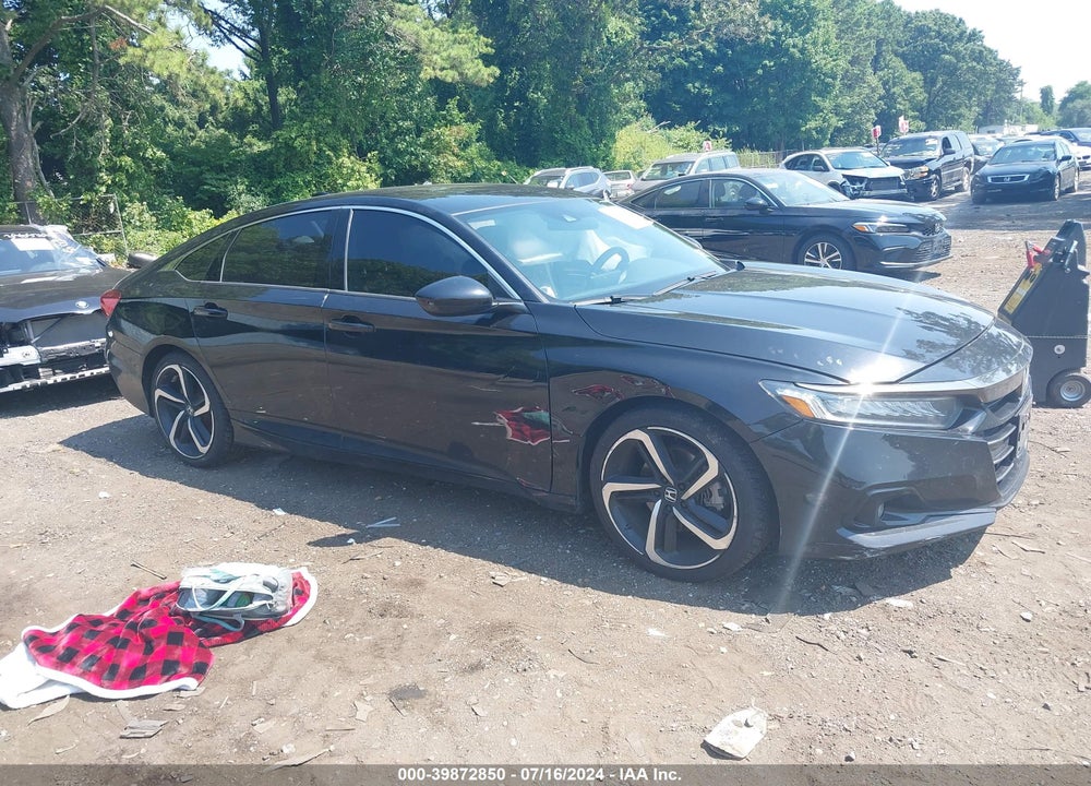 2022 HONDA ACCORD SPORT VIN: 1HGCV1F37NA017662