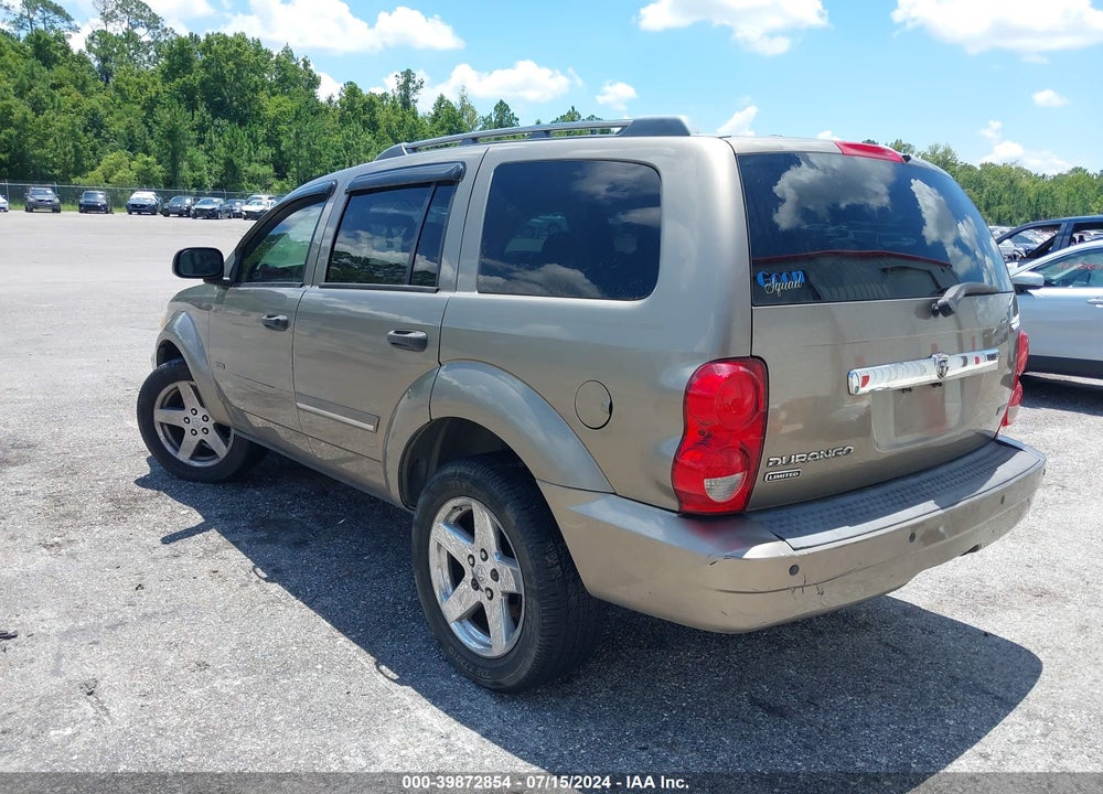 2007 DODGE DURANGO LIMITED VIN: 1D8HD58PX7F573910