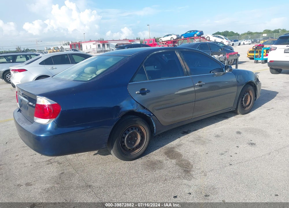 2005 TOYOTA CAMRY LE VIN: 4T1BE30K35U038122