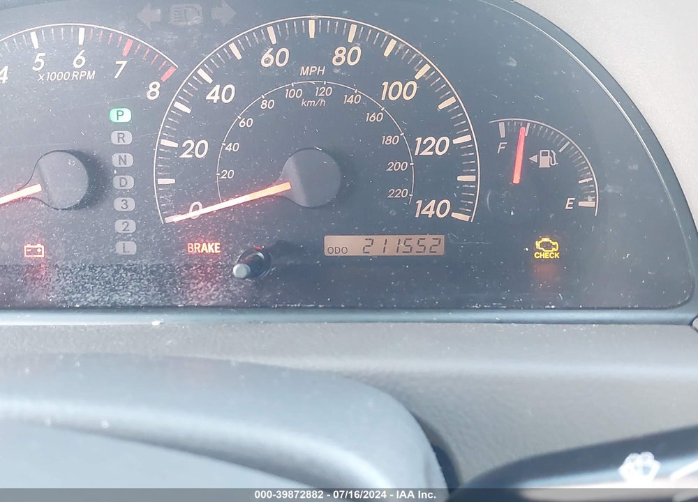2005 TOYOTA CAMRY LE VIN: 4T1BE30K35U038122