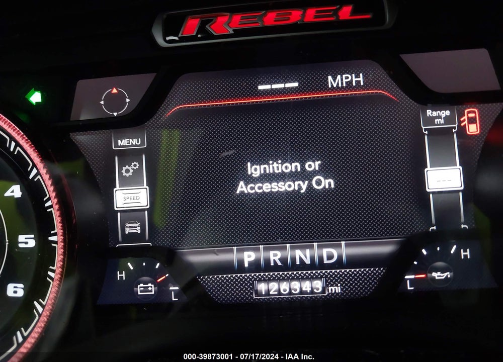 2019 RAM 1500 REBEL 4X4 5'7 BOX VIN: 1C6SRFLT5KN923871