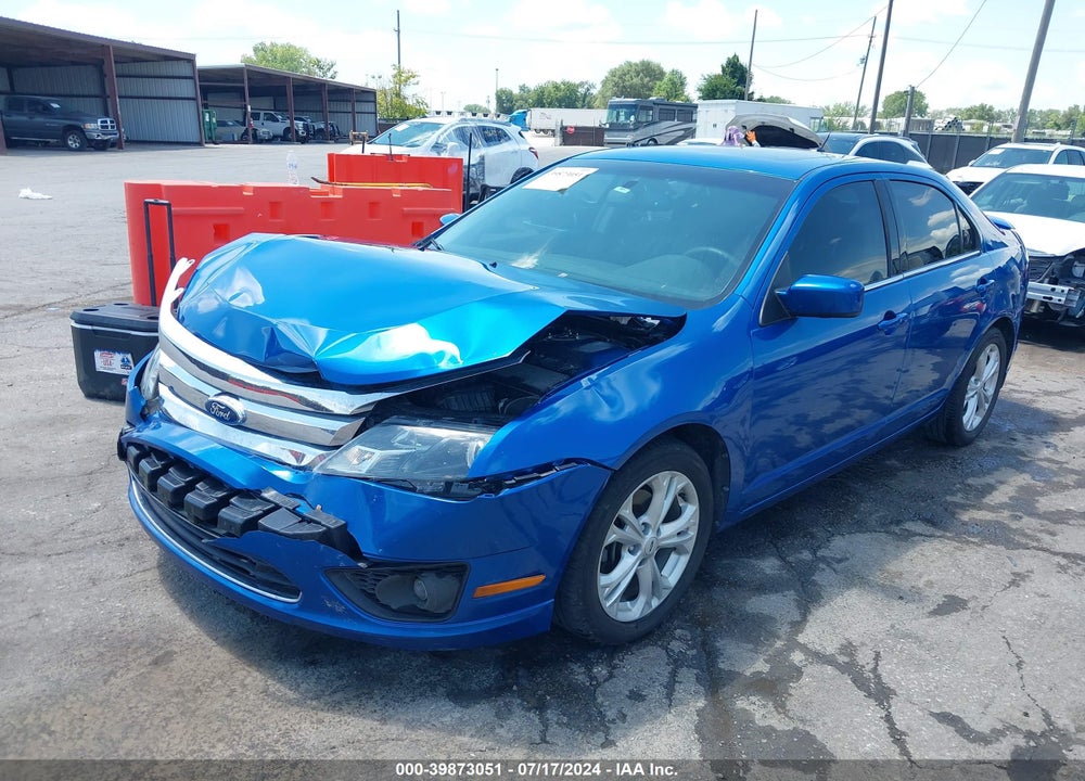 2012 FORD FUSION SE VIN: 3FAHP0HA5CR186818
