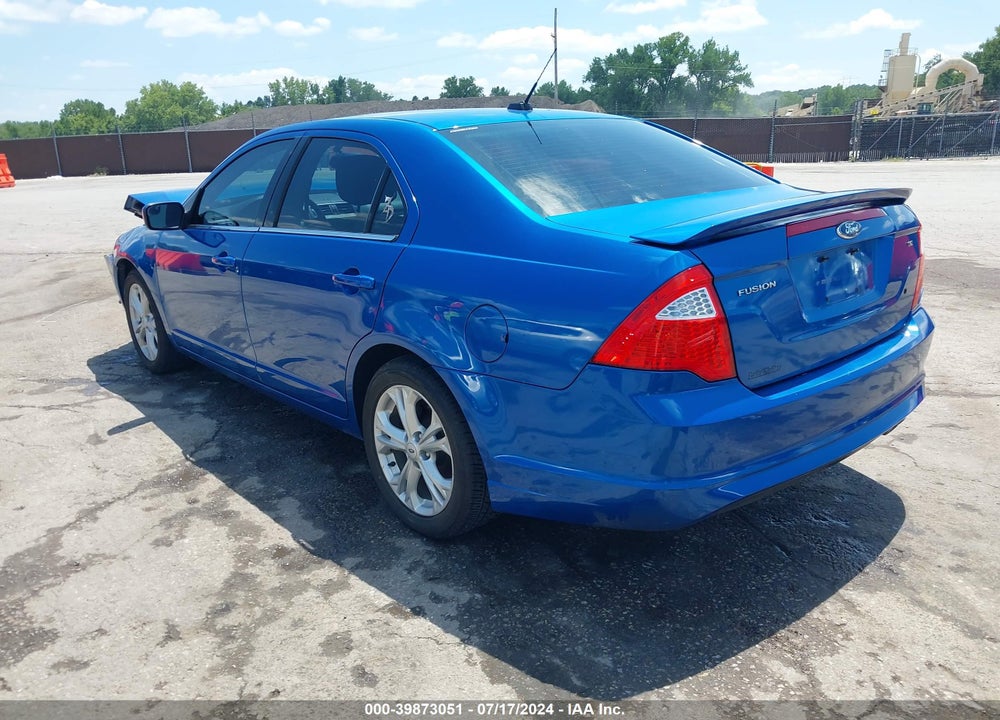 2012 FORD FUSION SE VIN: 3FAHP0HA5CR186818