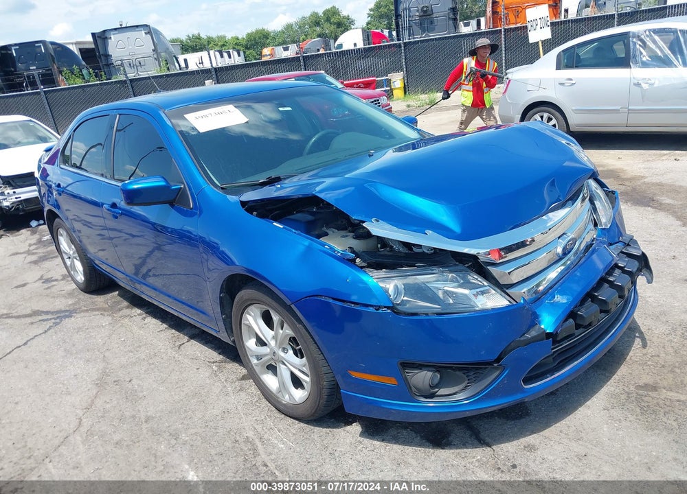 2012 FORD FUSION SE VIN: 3FAHP0HA5CR186818