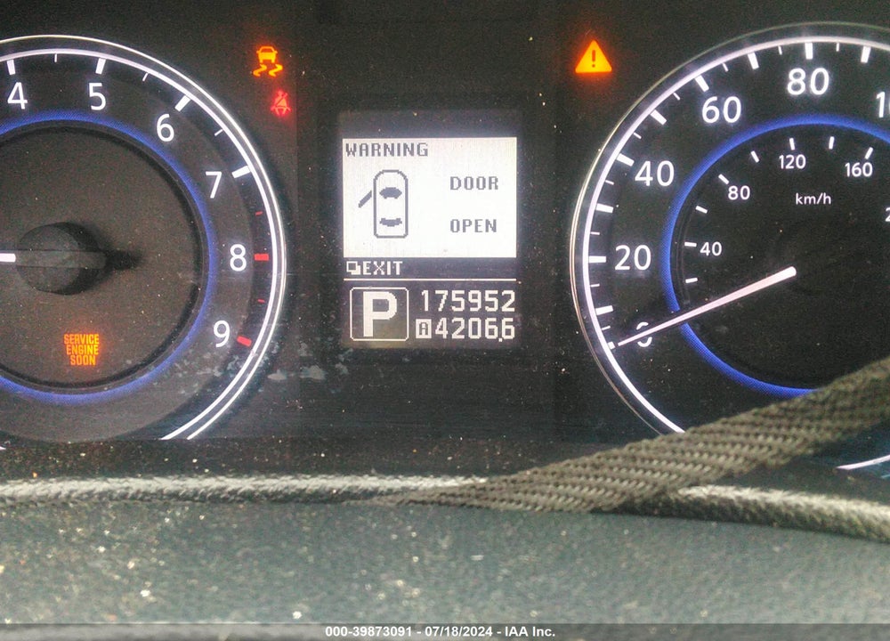 2011 INFINITI G37X VIN: JN1CV6AR4BM412015