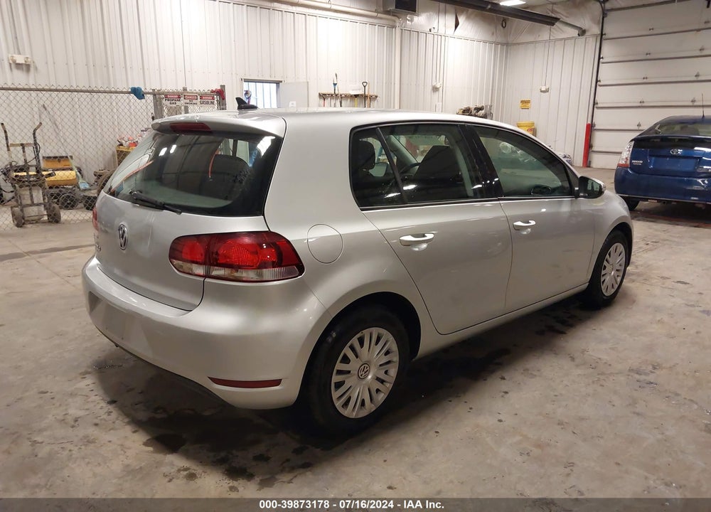2012 VOLKSWAGEN GOLF 2.5L 4-DOOR VIN: WVWDB7AJXCW288316