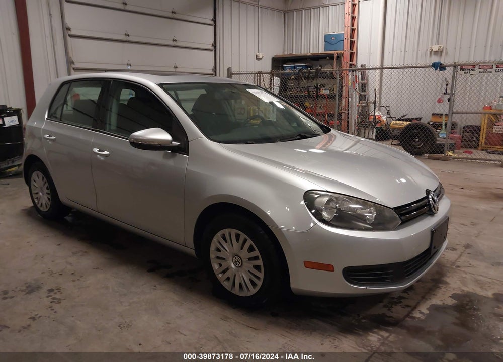 2012 VOLKSWAGEN GOLF 2.5L 4-DOOR VIN: WVWDB7AJXCW288316