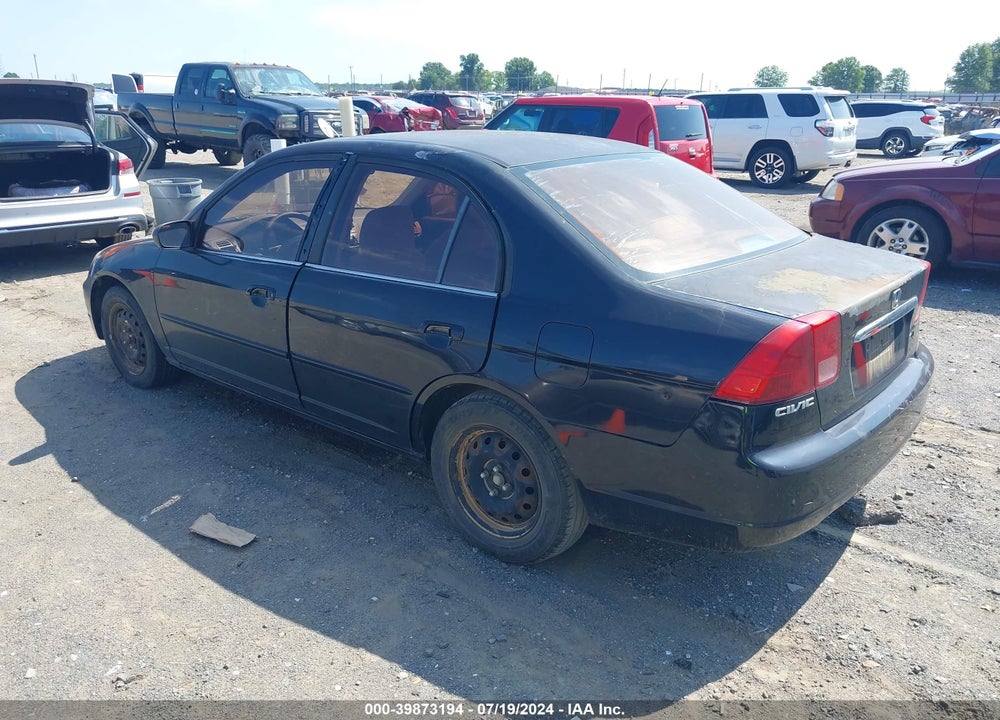 2001 HONDA CIVIC EX VIN: JHMES26761S005885