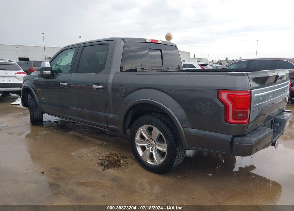 2015 FORD F-150 PLATINUM VIN: 1FTEW1CG4FFA57181