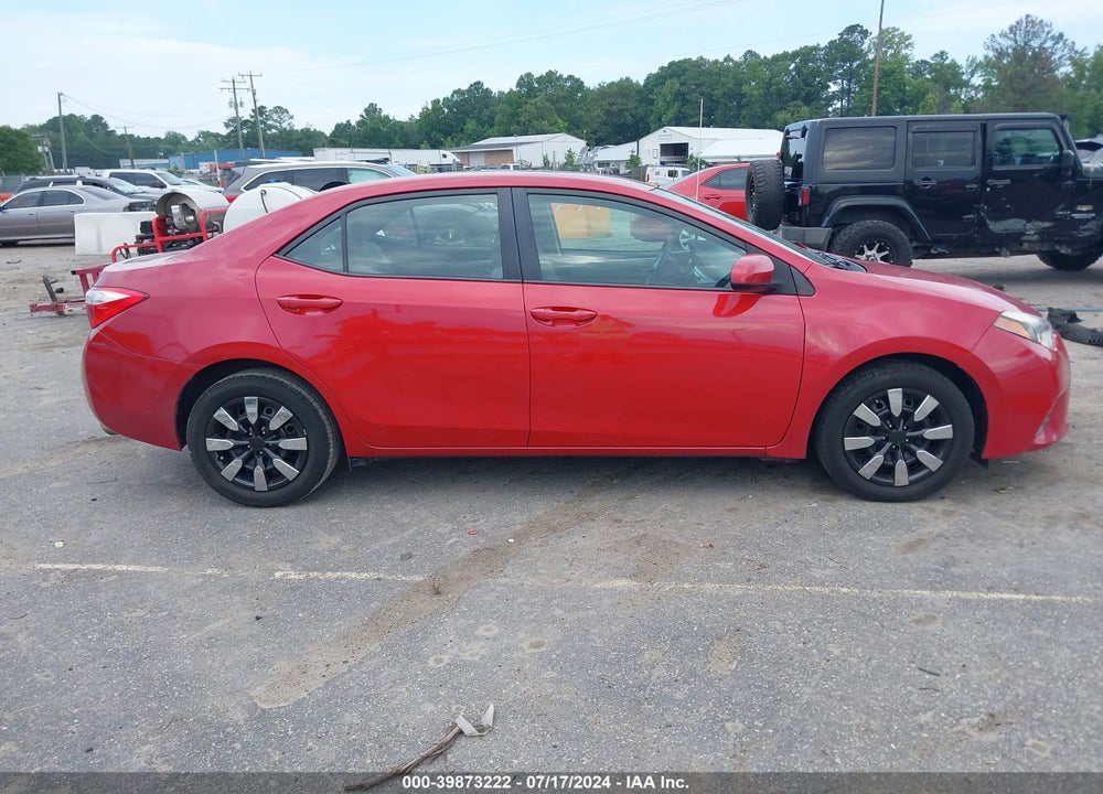 2015 TOYOTA COROLLA LE VIN: 2T1BURHE5FC380274