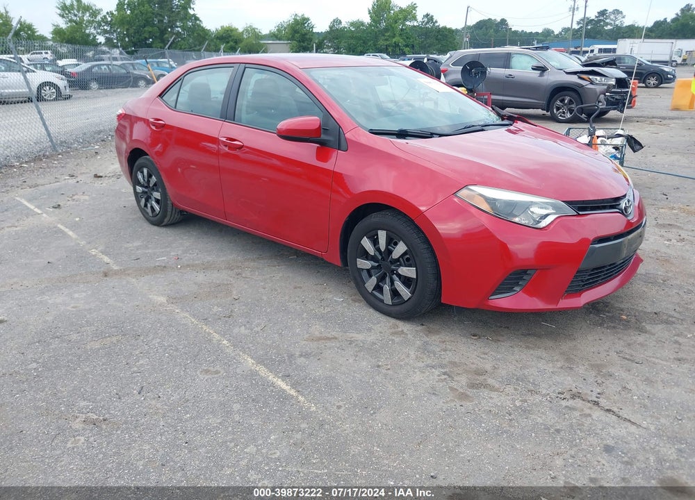 2015 TOYOTA COROLLA LE VIN: 2T1BURHE5FC380274