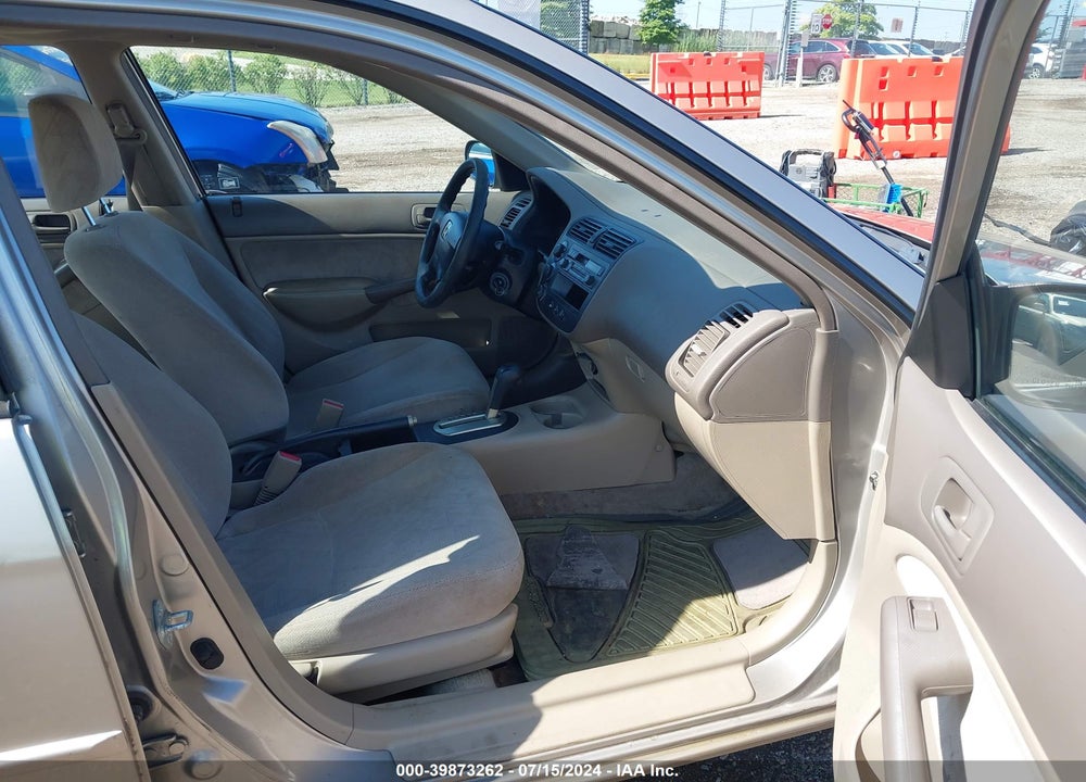2001 HONDA CIVIC LX VIN: JHMES16561S012005