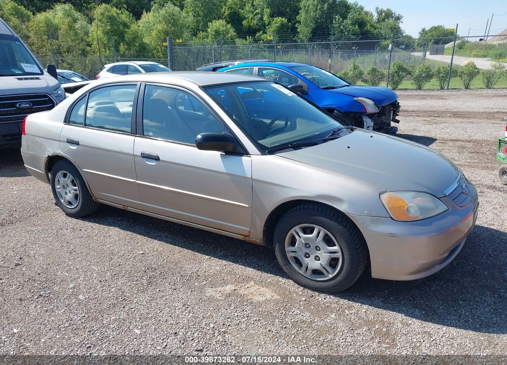 2001 HONDA CIVIC LX VIN: JHMES16561S012005