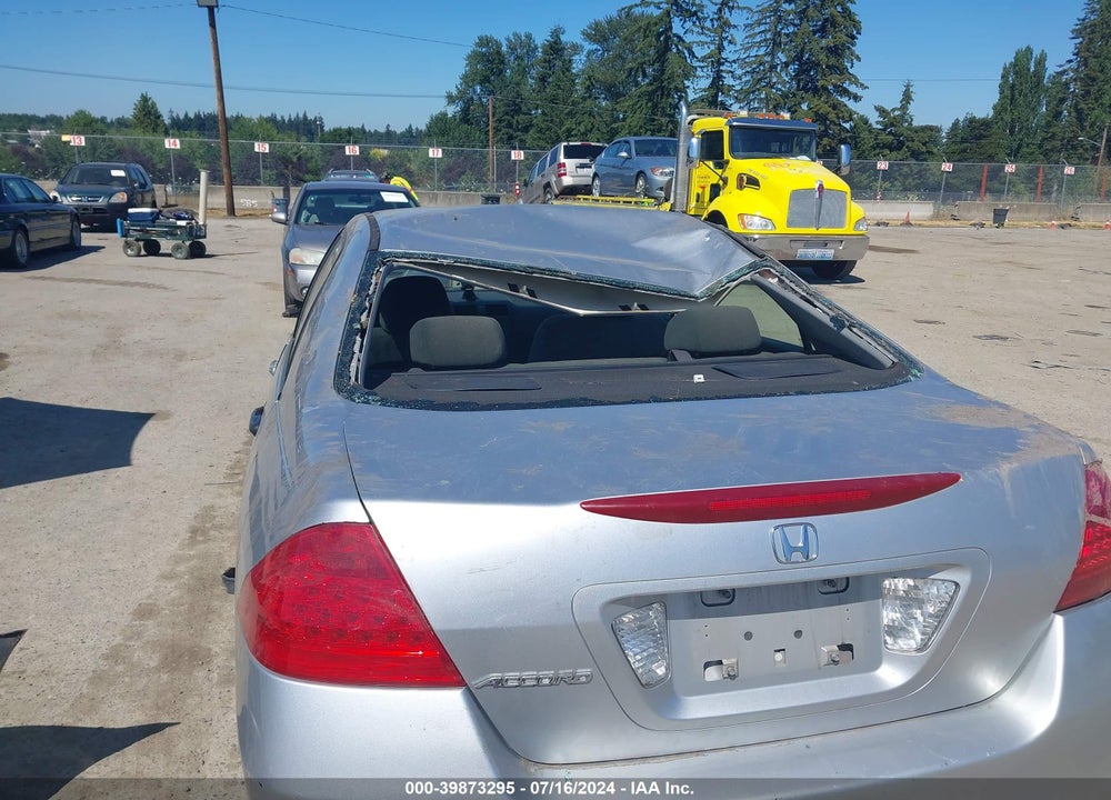 2007 HONDA ACCORD 2.4 VP VIN: 1HGCM56187A085304