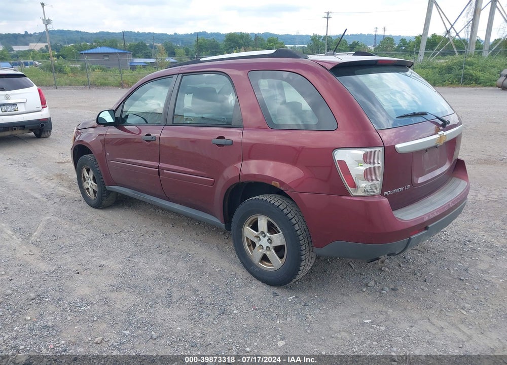 2008 CHEVROLET EQUINOX LS VIN: 2CNDL13F186034445