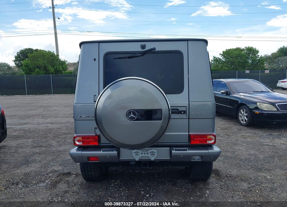 2018 MERCEDES-BENZ AMG G 63 4MATIC VIN: WDCYC7DH7JX287892