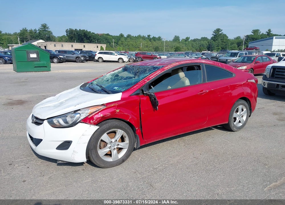 2013 HYUNDAI ELANTRA GS VIN: KMHDH6AE7DU023261