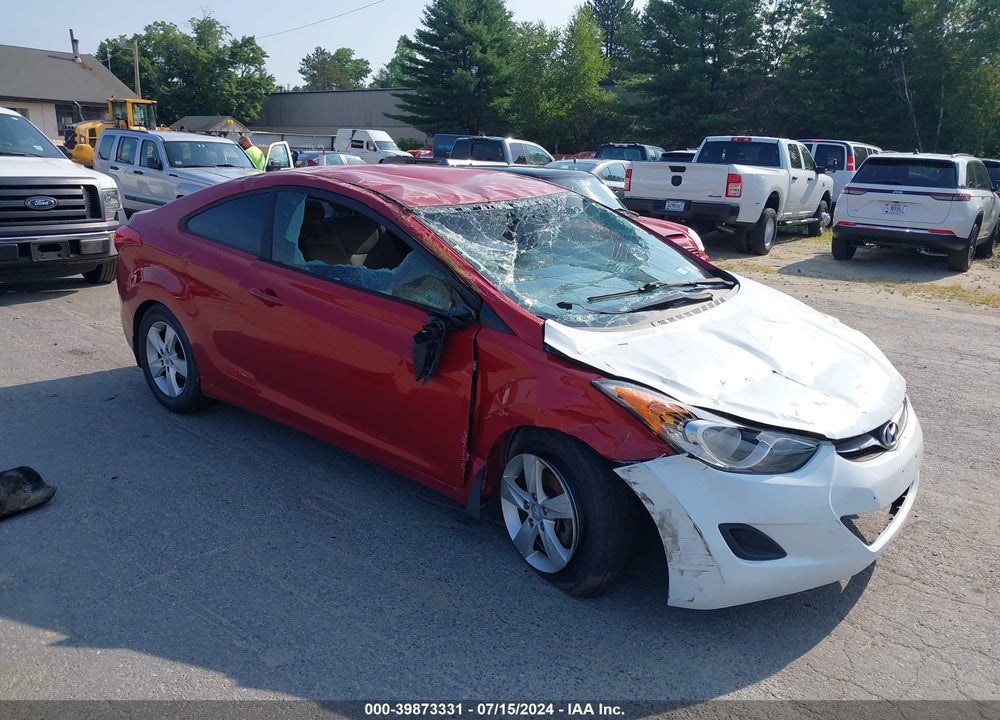 2013 HYUNDAI ELANTRA GS VIN: KMHDH6AE7DU023261