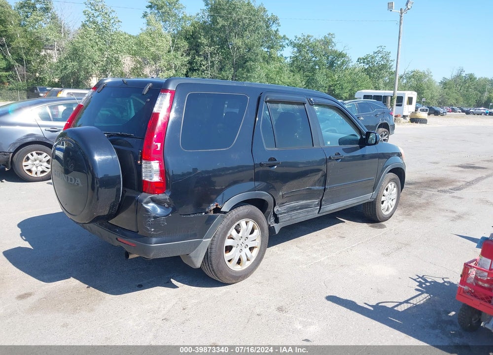 2006 HONDA CR-V SE VIN: SHSRD789X6U433240