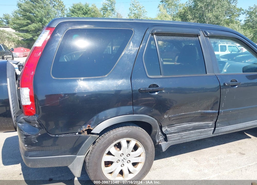 2006 HONDA CR-V SE VIN: SHSRD789X6U433240