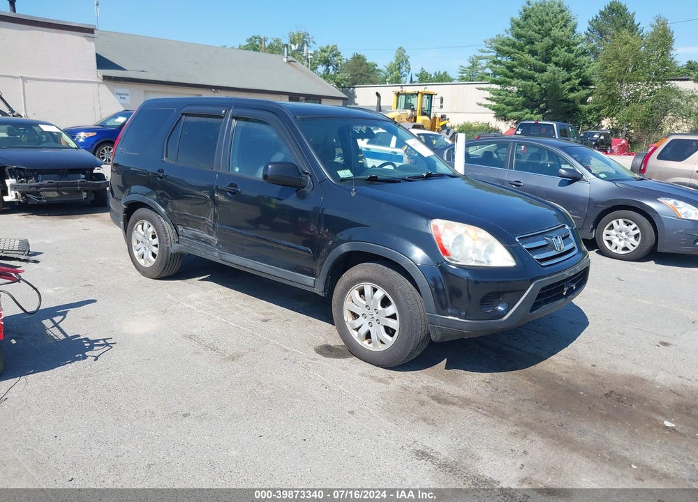 2006 HONDA CR-V SE VIN: SHSRD789X6U433240