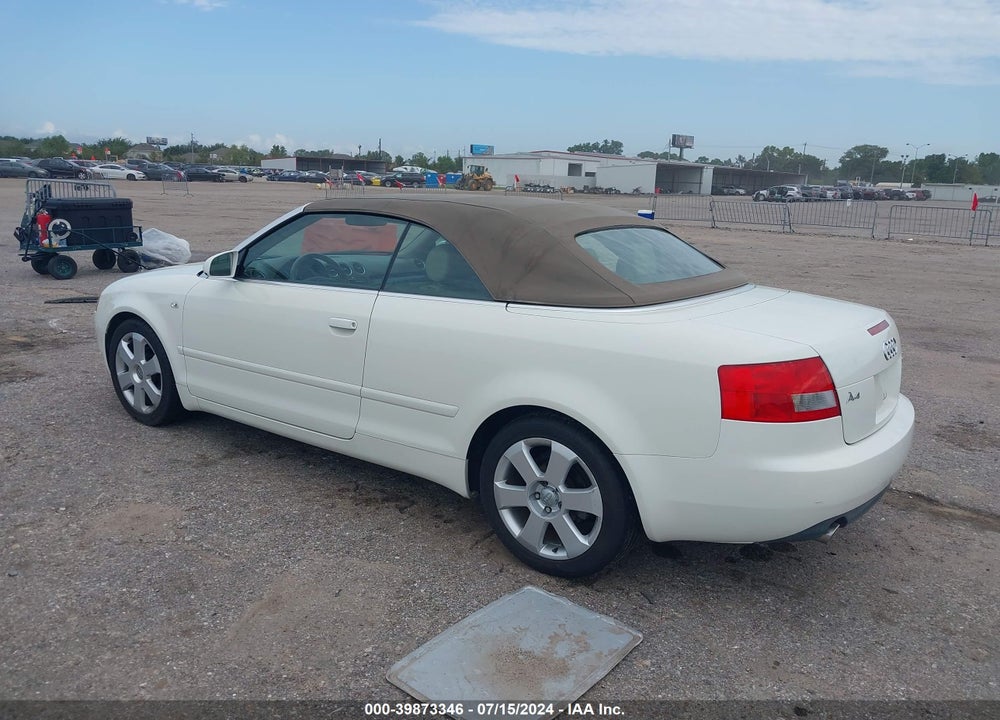 2005 AUDI A4 1.8T VIN: WAUAC48H55K018046