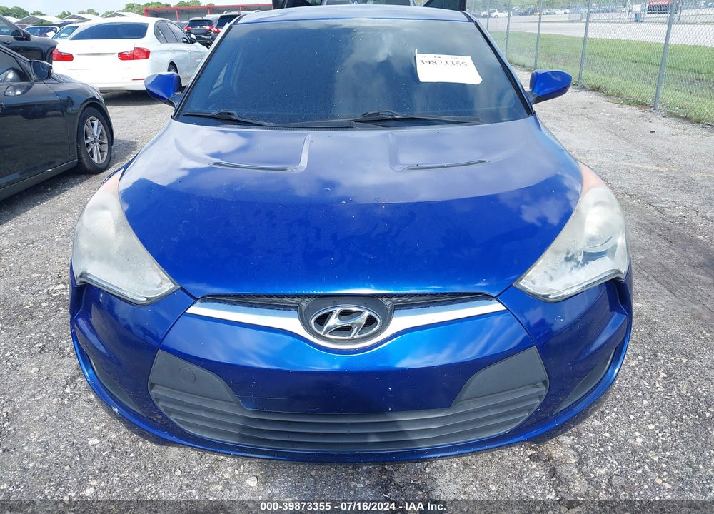2012 HYUNDAI VELOSTER BASE W/BLACK VIN: KMHTC6ADXCU072633
