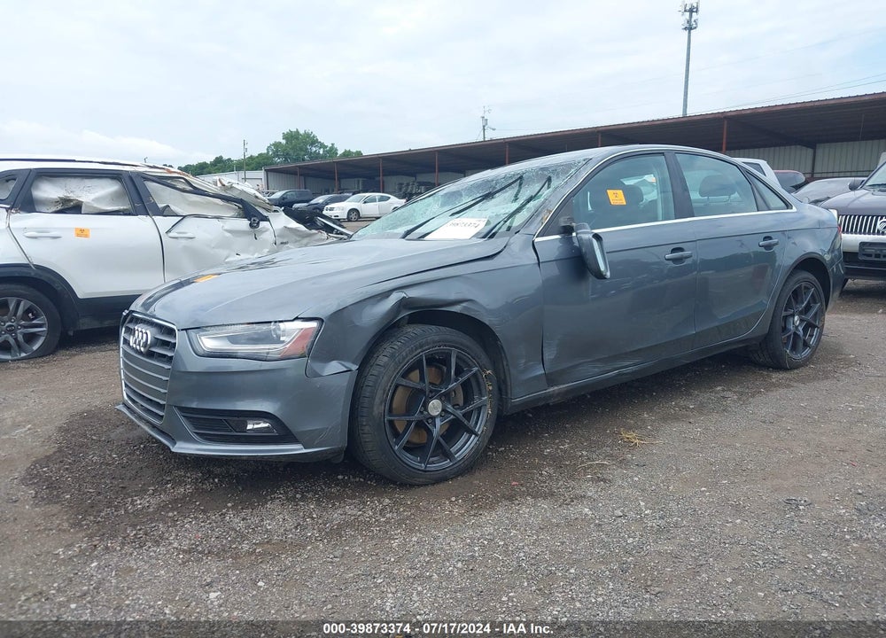 2013 AUDI A4 2.0T PREMIUM VIN: WAUFFAFL9DN043368