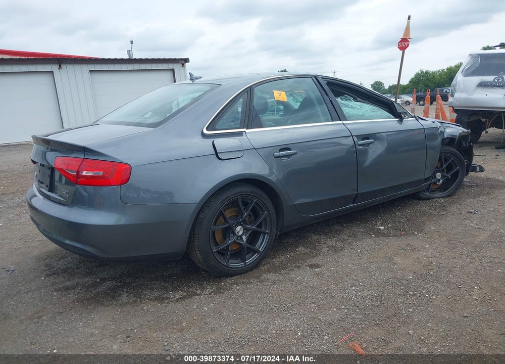 2013 AUDI A4 2.0T PREMIUM VIN: WAUFFAFL9DN043368