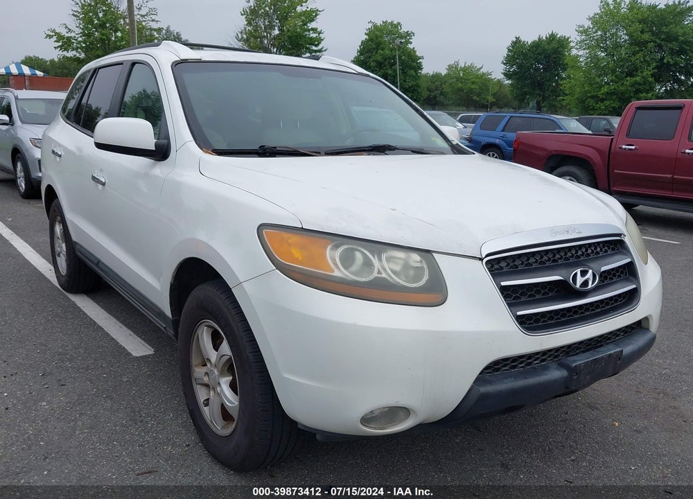 2007 HYUNDAI SANTA FE GLS VIN: 5NMSG13D17H050330
