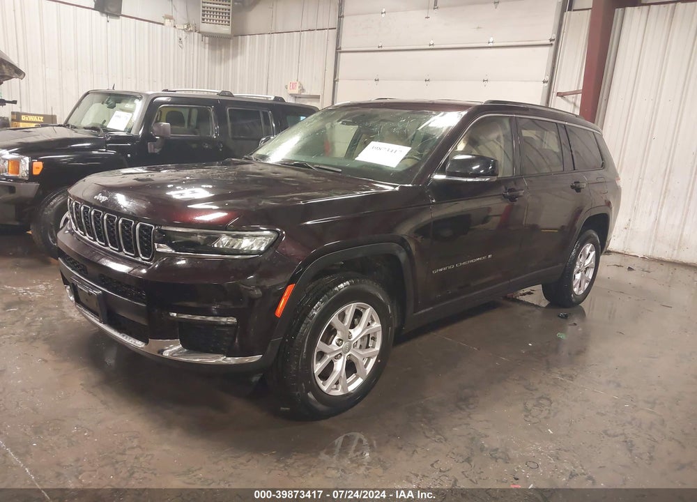 2022 CHEROKEE JEEP GRAND  L LIMITED 4X4 VIN: 1C4RJKBG3N8627696