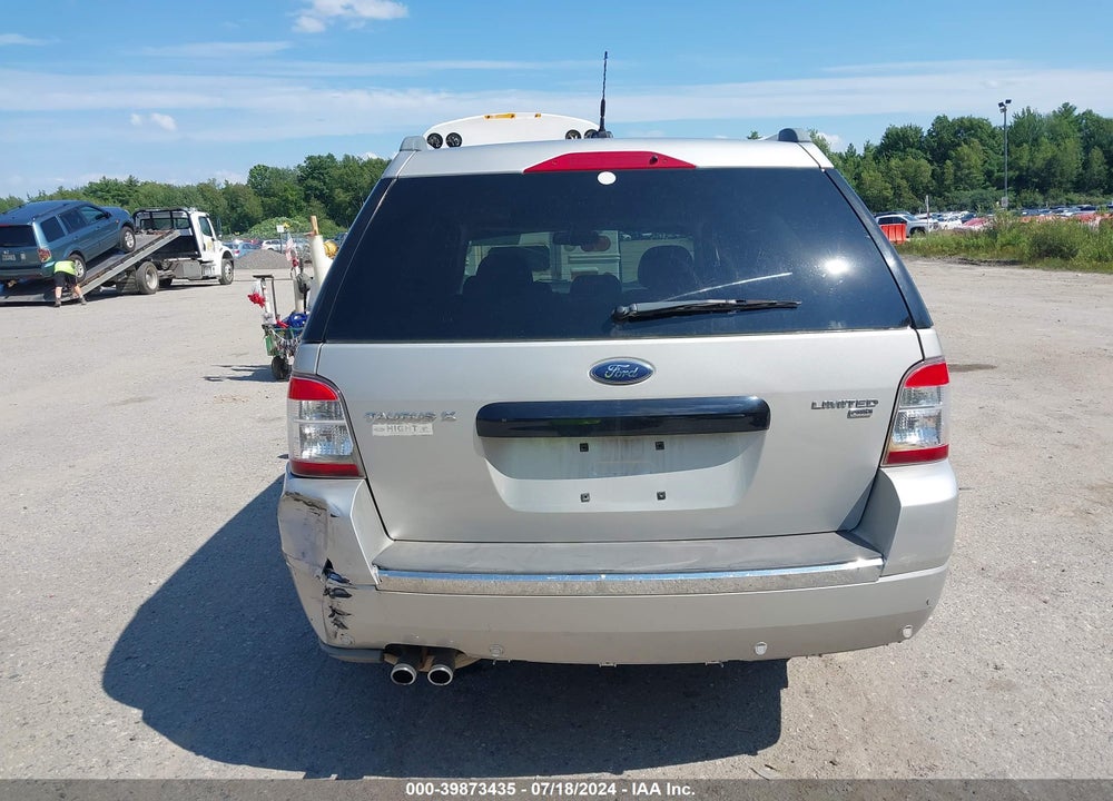 2008 FORD TAURUS X LIMITED VIN: 1FMDK06W78GA23121