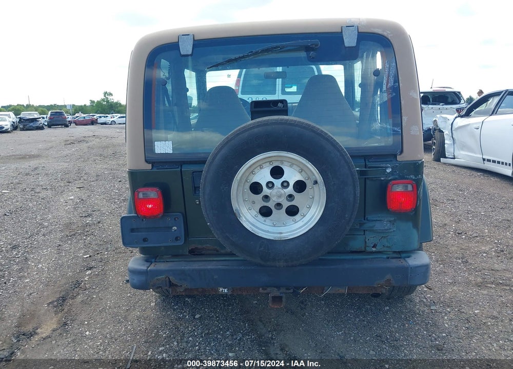 1997 JEEP WRANGLER SAHARA VIN: 1J4FY49S0VP455339