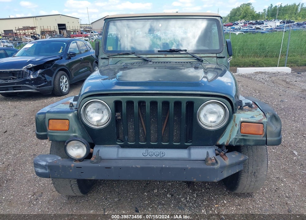 1997 JEEP WRANGLER SAHARA VIN: 1J4FY49S0VP455339